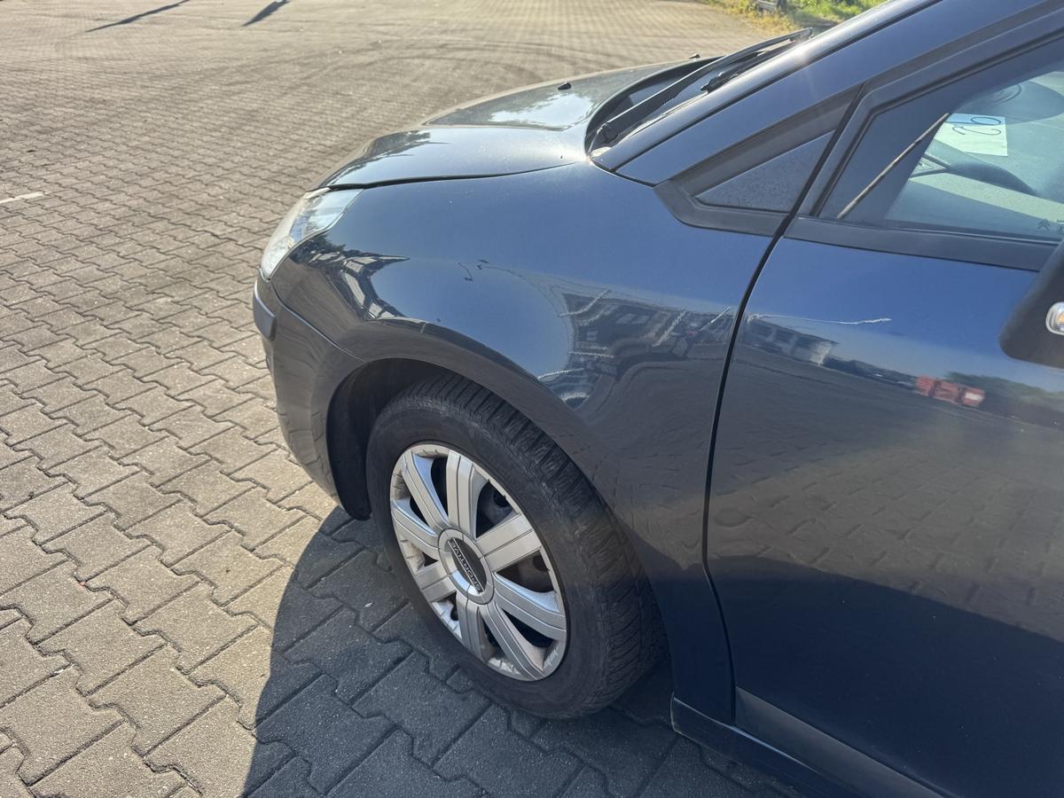 Citroen C4 original Kotfl&uuml;gel vorn links KGN Blaumetallic Bj.2009